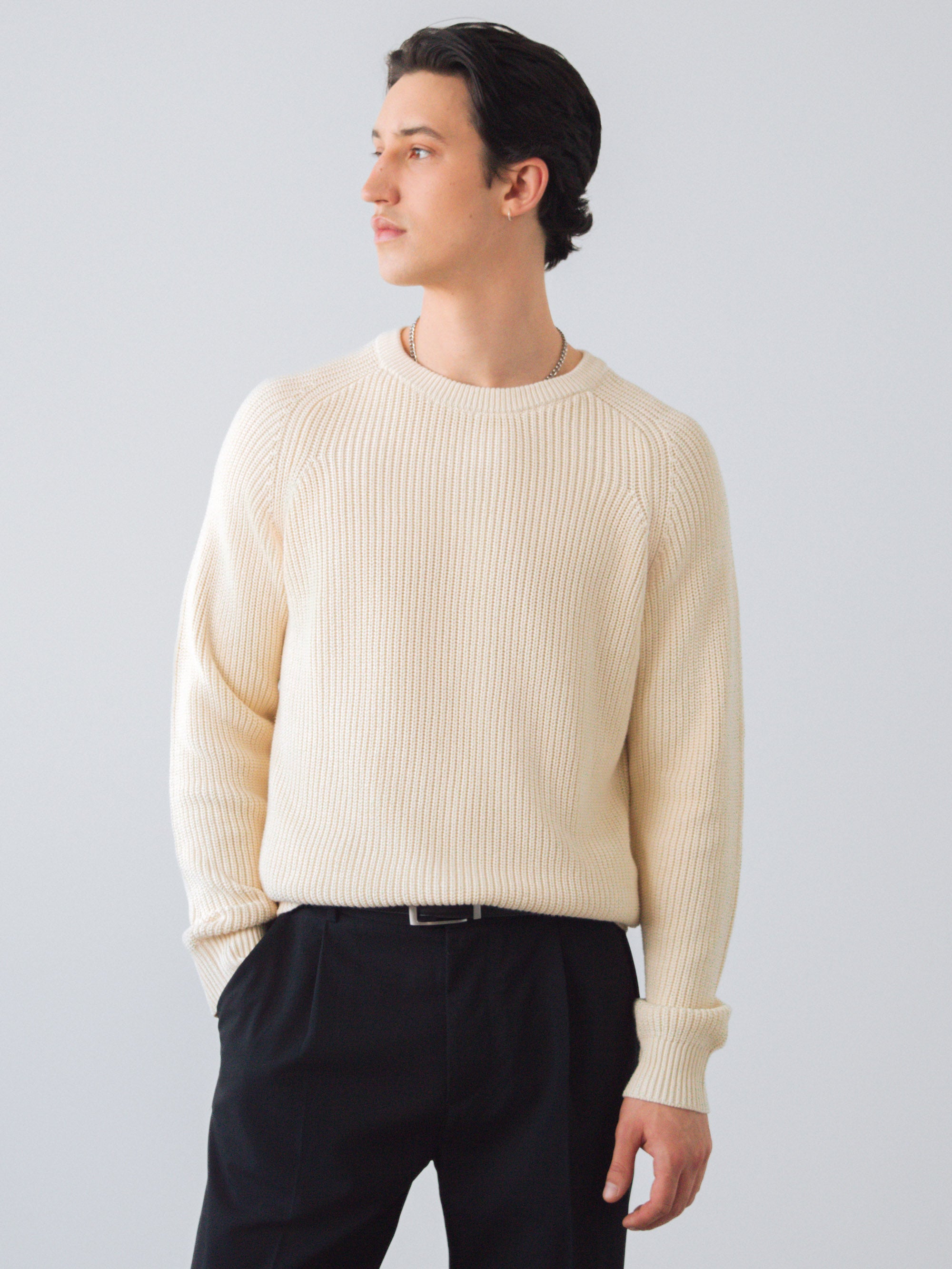 Men Heavy Knit Jumper