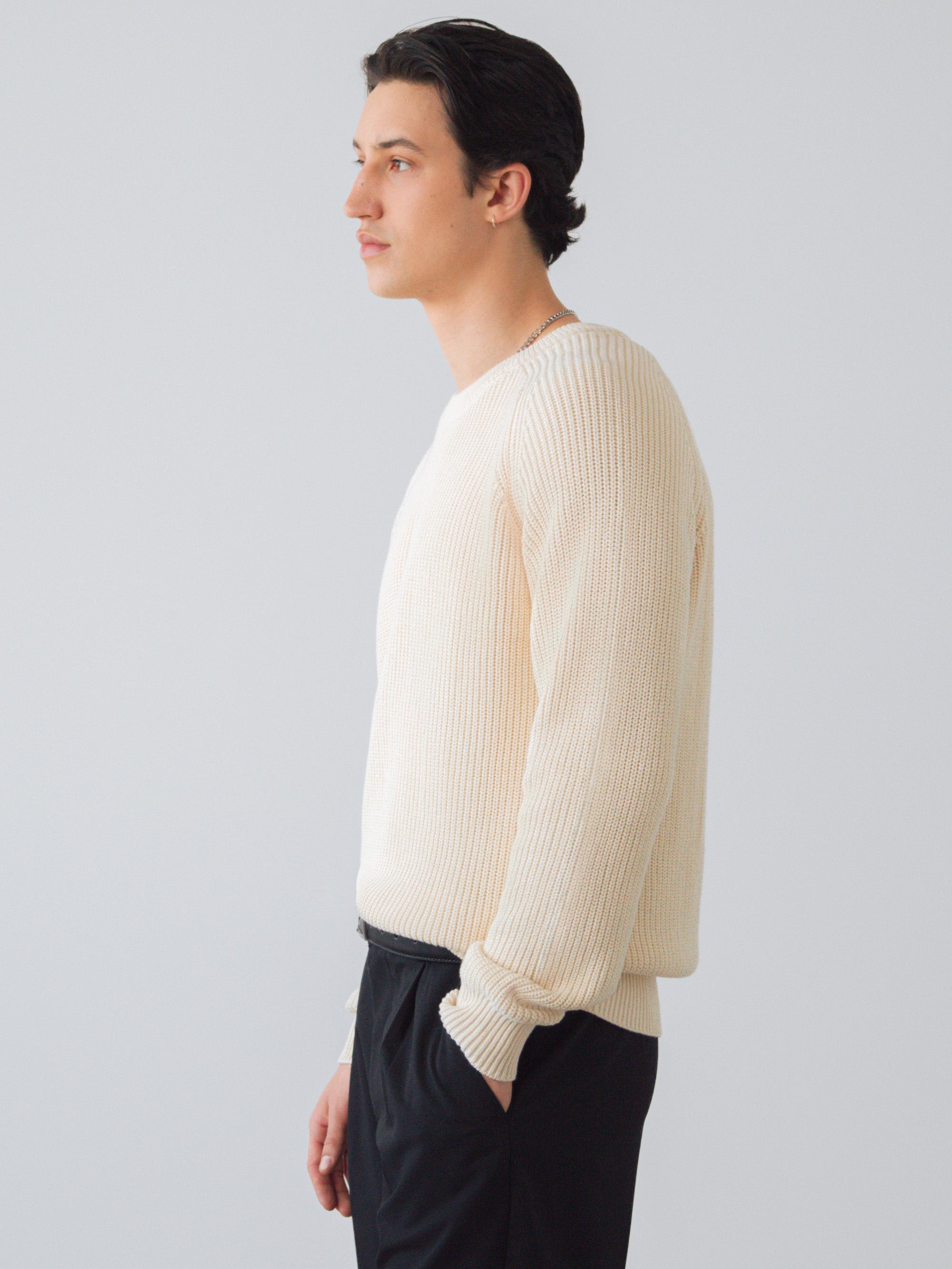 Men Heavy Knit Jumper