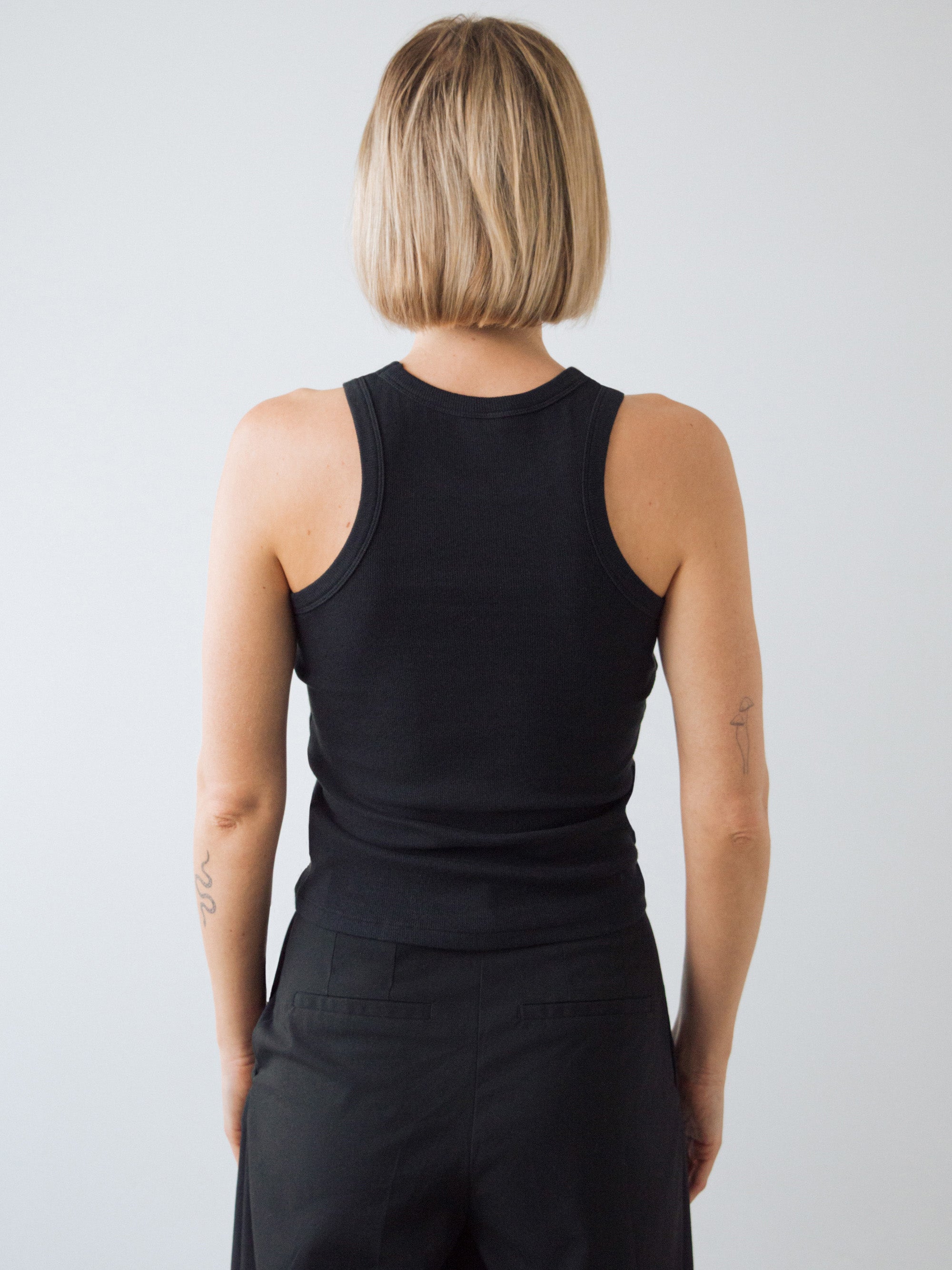 Ribbed Racer Top