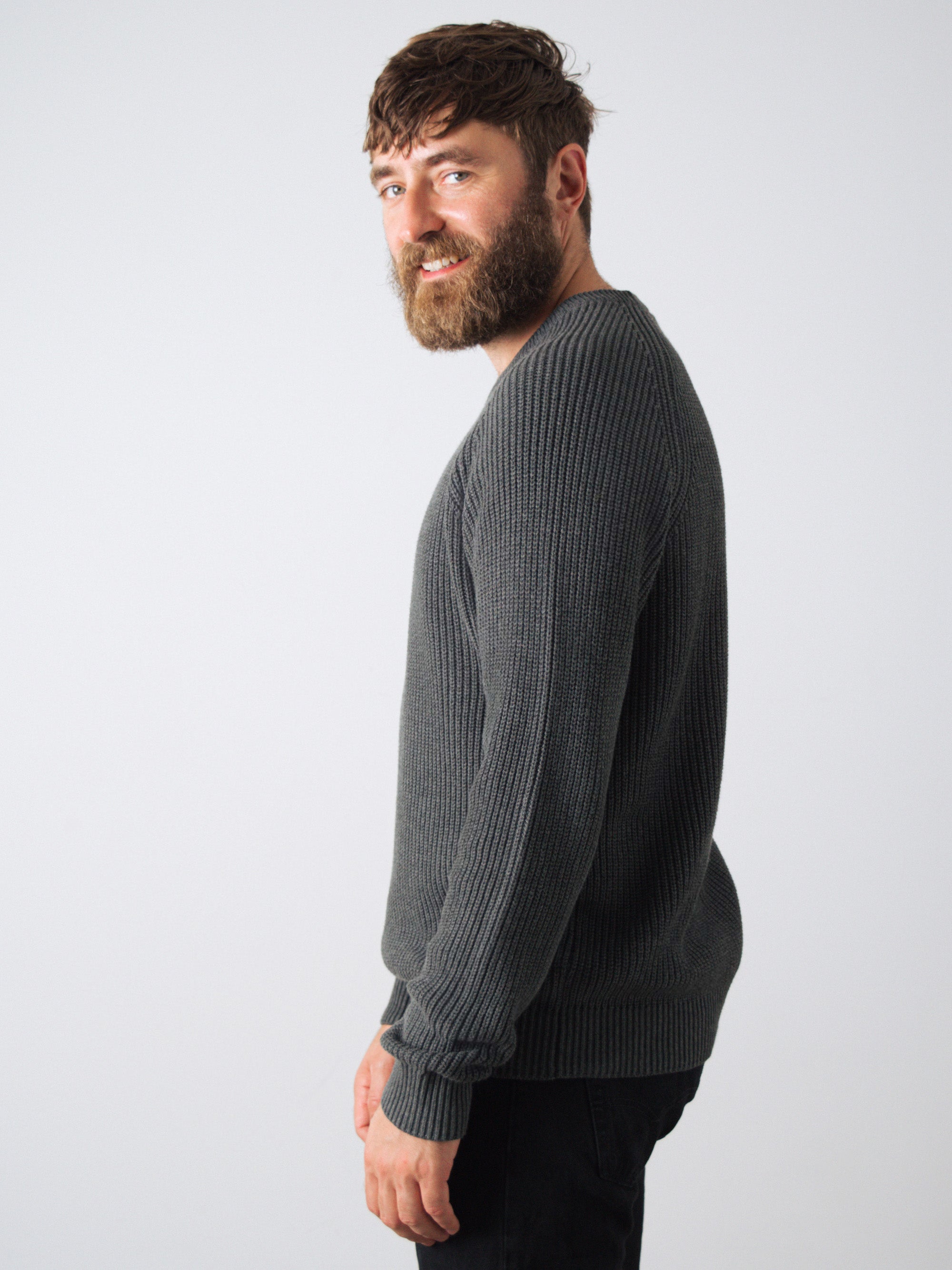 Men Heavy Knit Jumper