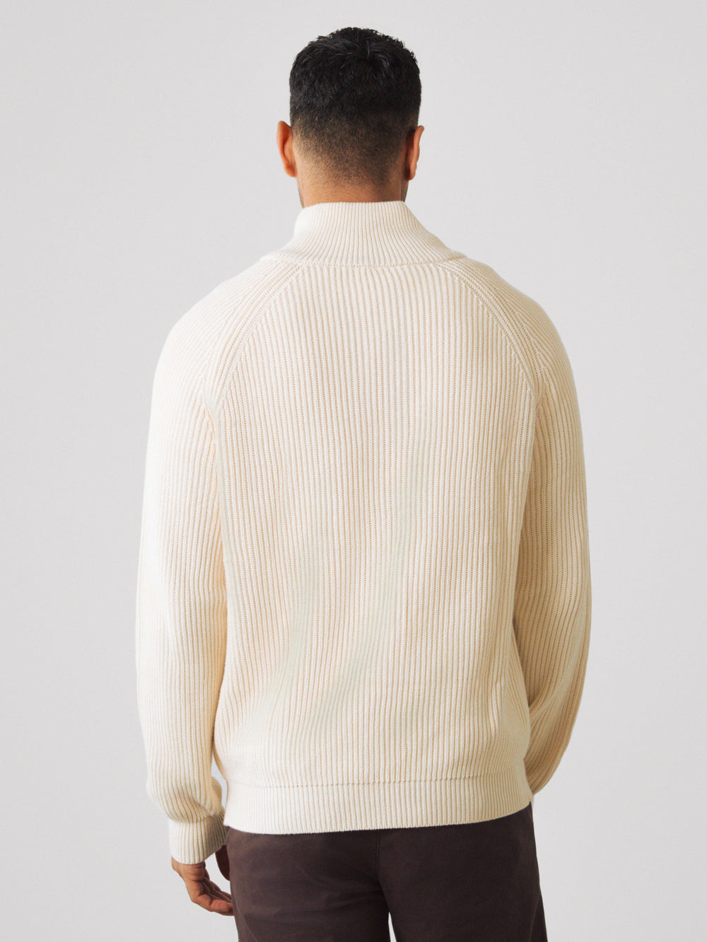 Maglione mezza zip