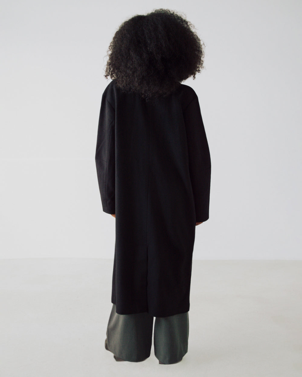 Cappotto in lana riciclata