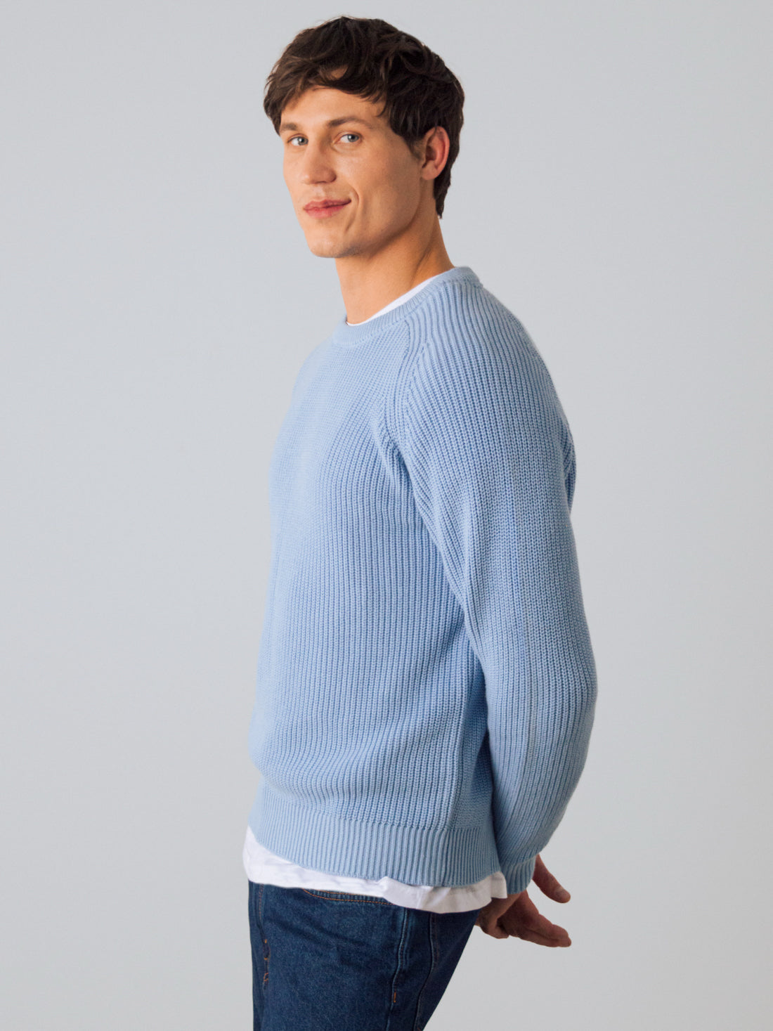 Men Heavy Knit Jumper