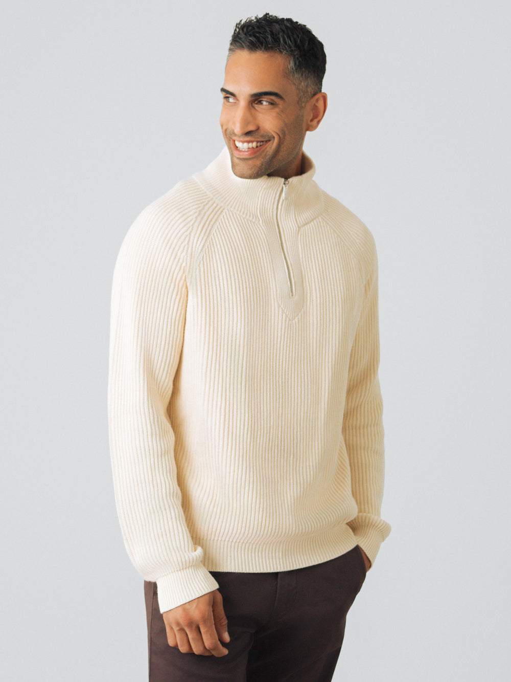 Half-Zip Knit